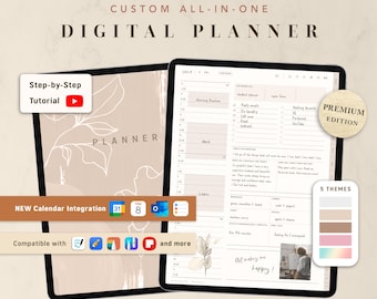 Custom Digital Planner 2026 2027 & Undated (2027–2030 Future Planner Included)