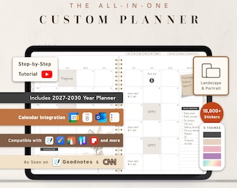 CUSTOM Digital Planner 2026 2027 2028 & Undated
