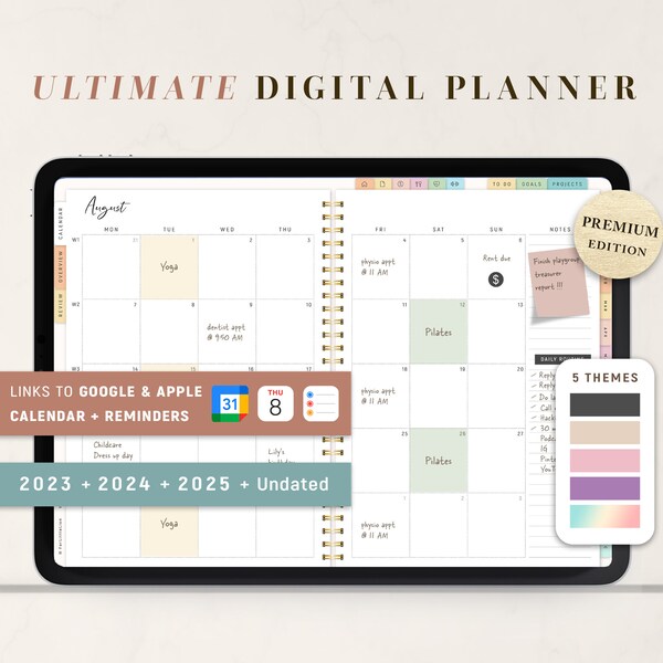 2025 Daily Planner Etsy