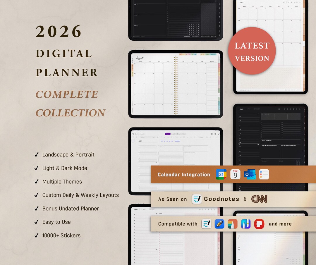 FULL ACCESS to All 2026 Digital Planners (2027–2030 Future Planner