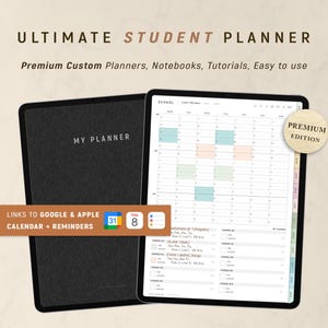 Student Digital Planner 2025 2026, GoodNotes Planner, Academic Planner, Notability Planner, iPad Planner for School | ForLittleLion