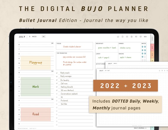 Calendars Planners Paper bujo templates weekly planner digital Calendars Planners Paper bujo templates weekly planner digital