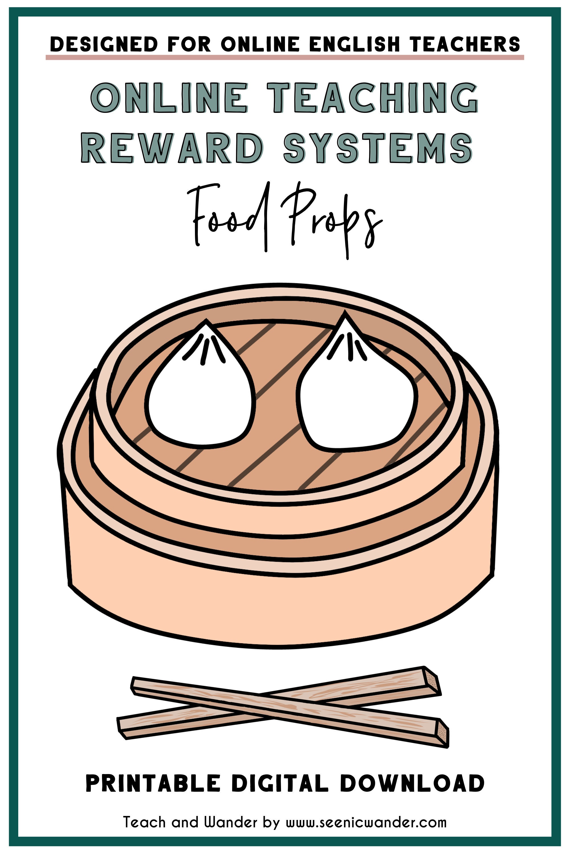 Food and Drink Props for Teaching English Online | Cute Food Printables ...