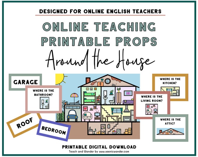 Fun Classroom Props for Teaching English Online | Teaching ESL Online ...