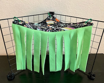 Guinea pig fleece forest, fleece cage accessories