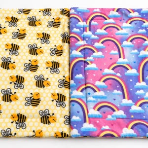 Custom Fleece Cage Liner | Guinea Pig Fleece Bedding | Hedgehog Cage Liner | Washable Small Pet Bedding image 1