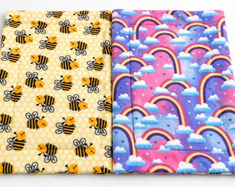 Custom Fleece Cage Liner | Guinea Pig Fleece Bedding | Hedgehog Cage Liner | Washable Small Pet Bedding
