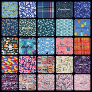 a collage of different patterns and colors