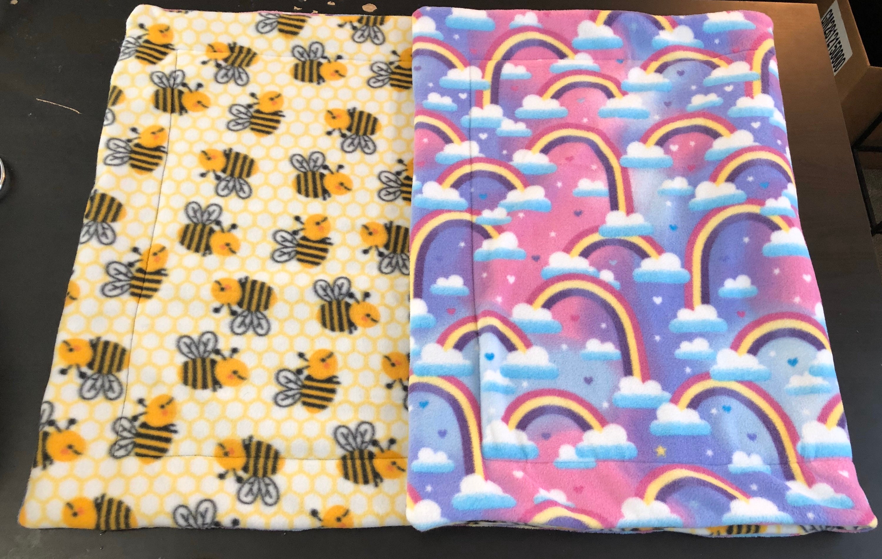 Custom Fleece Cage Liner | Guinea Pig Fleece Bedding | Hedgehog Cage Liner | Washable Small Pet Bedding