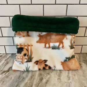 Hedgehog House/ Fleece Hedgehog Snuggle Sack/Hedgehog Bed