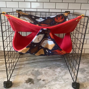 Guinea pig hammock. Honeycomb hammock. Fleece Guinea pig bed