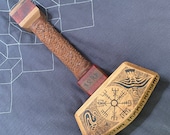 Wooden Mjolnir hammer