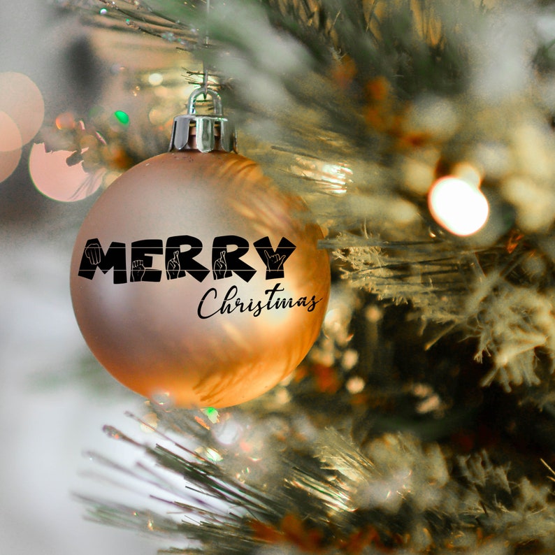 How to sign merry christmas and happy new year in american sign language asl Merry Christmas ASL Sign Language SVG | Etsy