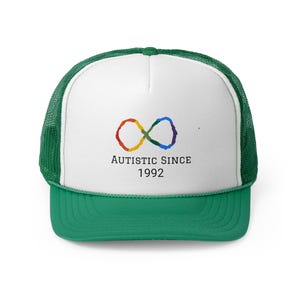 Colorful Autistic Since Trucker Cap, Pride Hat, Awareness Gear, Gift for Autism Advocates, Festival Cap, Casual Sun Hat