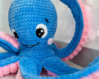 Crochet Giant Octopus plushie toy