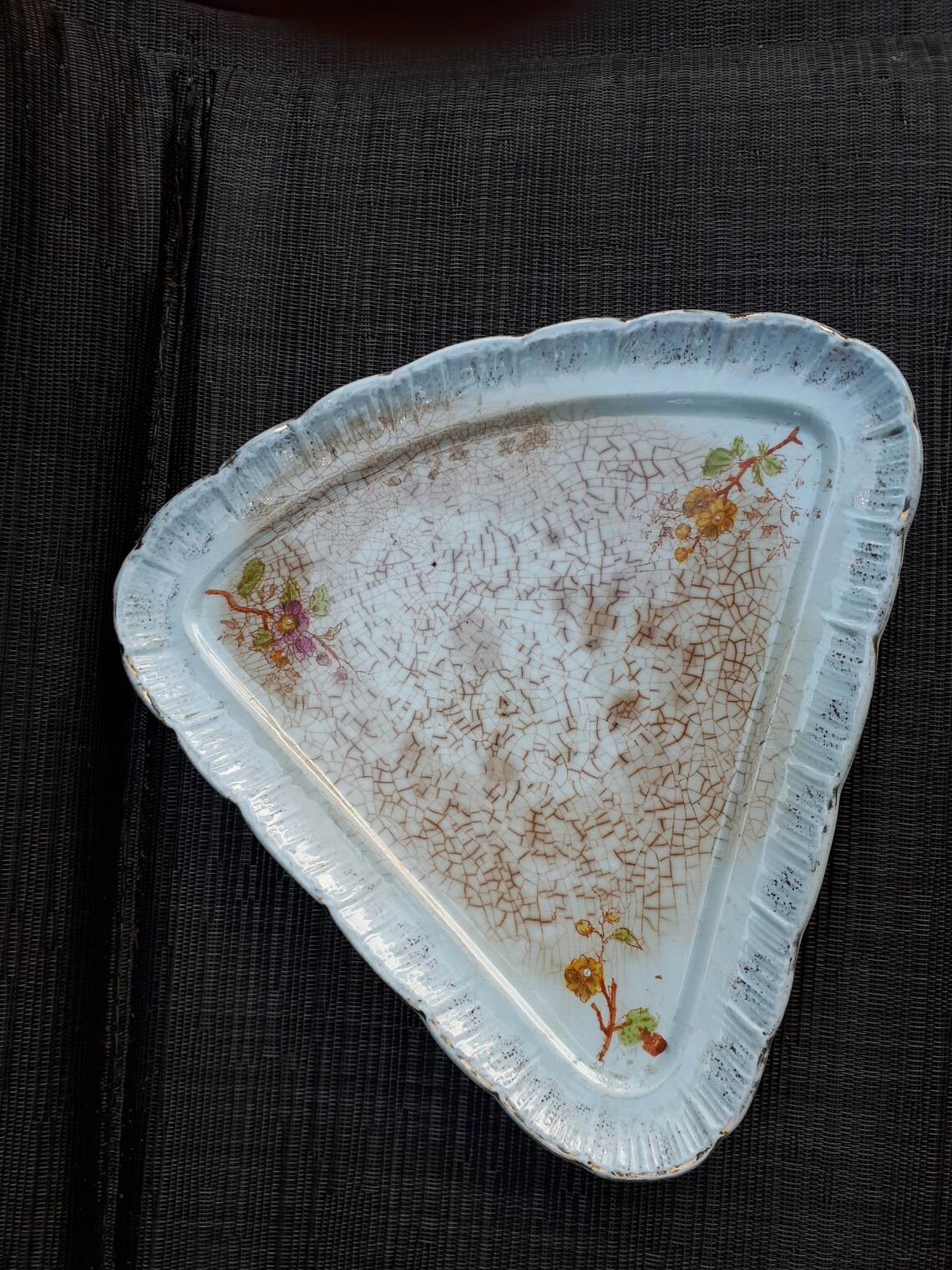 Antique German Covered Cheese Keeper Floral Design Etsy