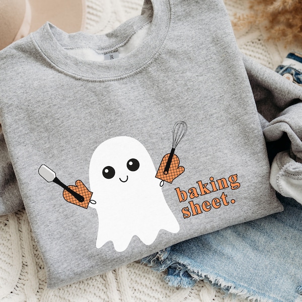 Baking Sheet Ghost Crew, Halloween Ghost Shirt, Spooky Ghost shirt, Halloween pun shirt, Halloween baker, Fall Baker shirt, Fall baker gift