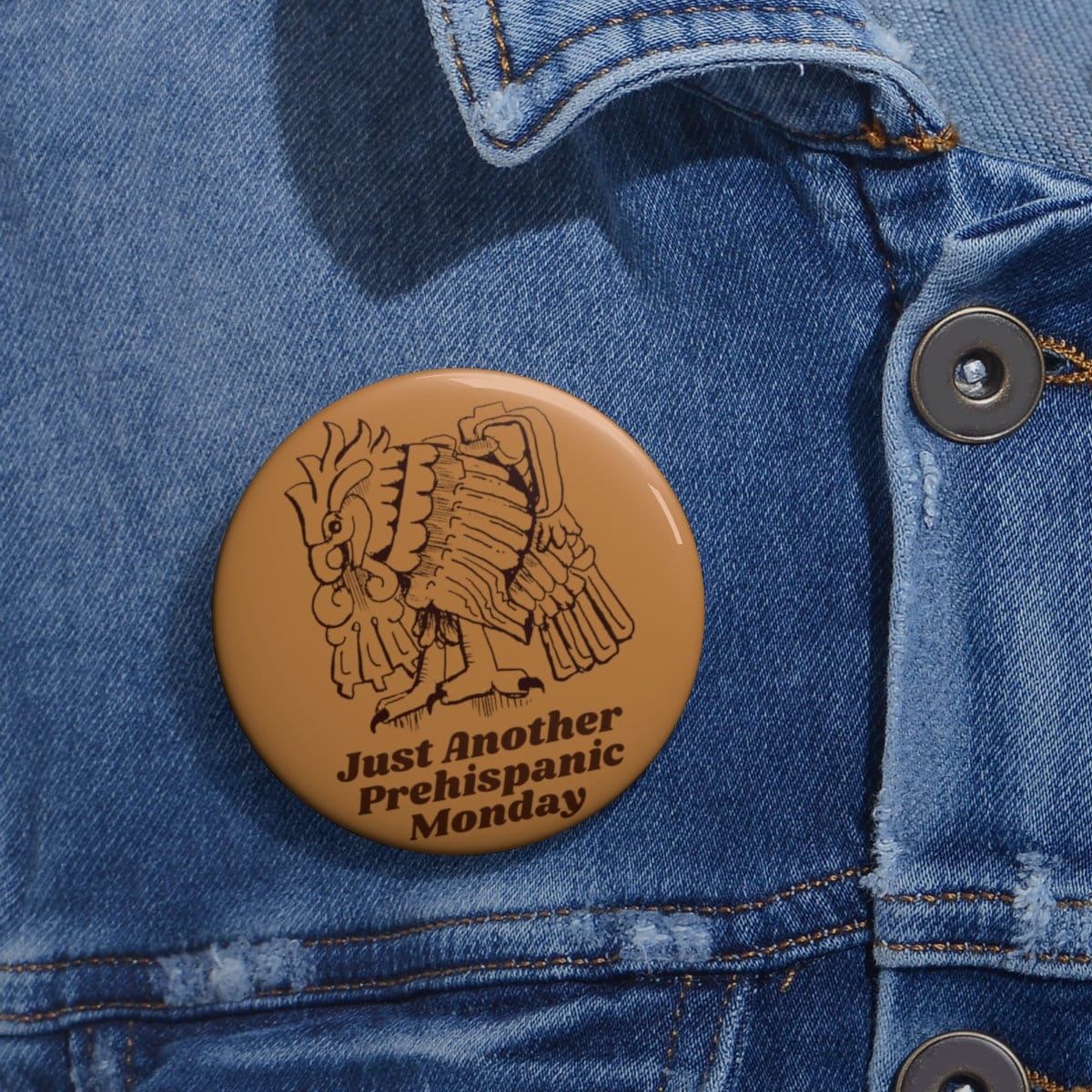 Aztec Eagle Pin - Prehispanic Monday! Mexica Chicana Chicano Mexican ...
