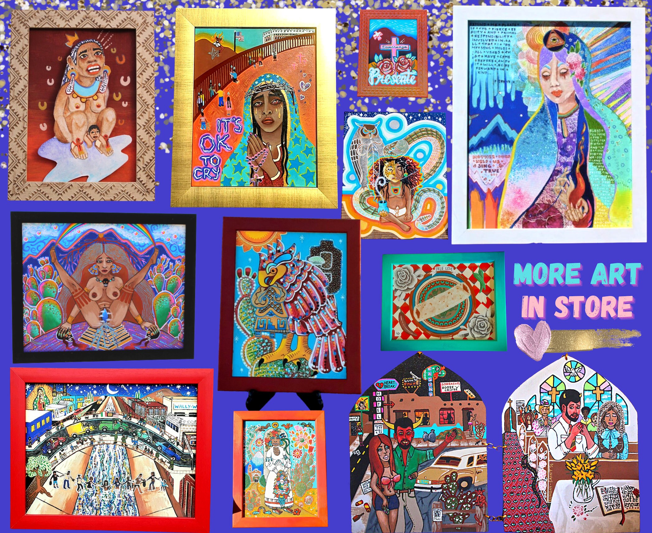 カッチーナ♠︎Reids.Reid 作品♠︎テクスメックス♠︎Tex-Mex♠︎エルパソ Tex Mex Stickers, Ay Yay Border Art Juarez El Paso, T-mex Dinosaur