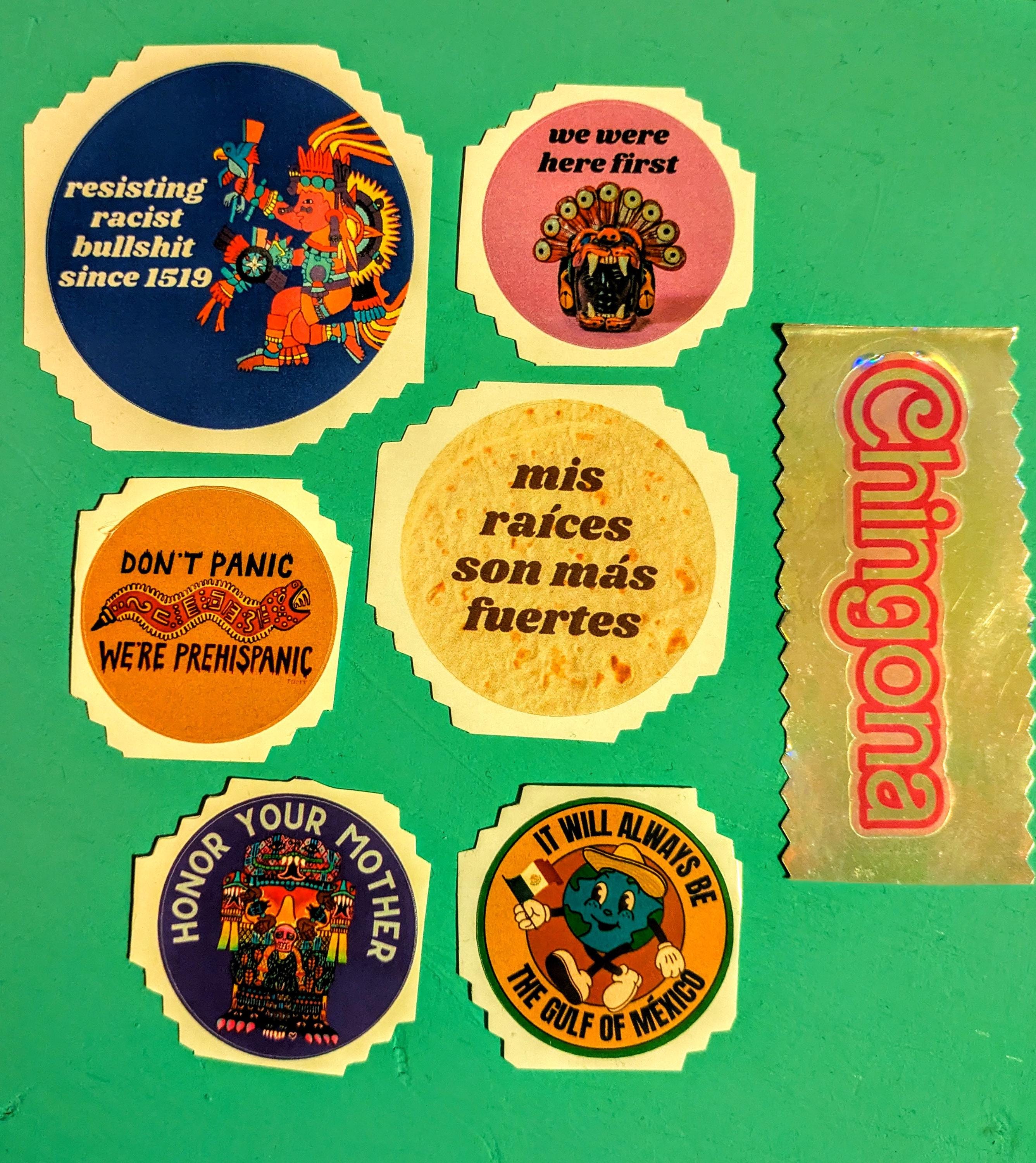 Mexica Aztec Sticker Set Decal Multi Pack, Mexican Prehispanic, Gulf of ...