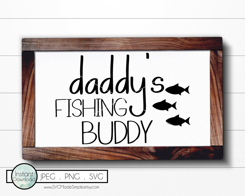 Download Baby Svg Cut Files For Cricut And Silhouette Daddy S Fishing Buddy Svg For Commercial Use And Instant Download Quotes For Onesie Baby Gift Clip Art Art Collectibles
