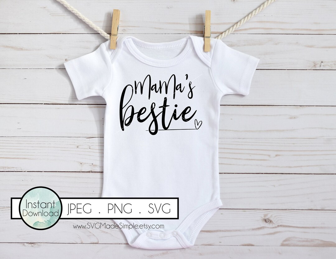 Mama's Bestie SVG for Commercial Use and Instant Download - Etsy