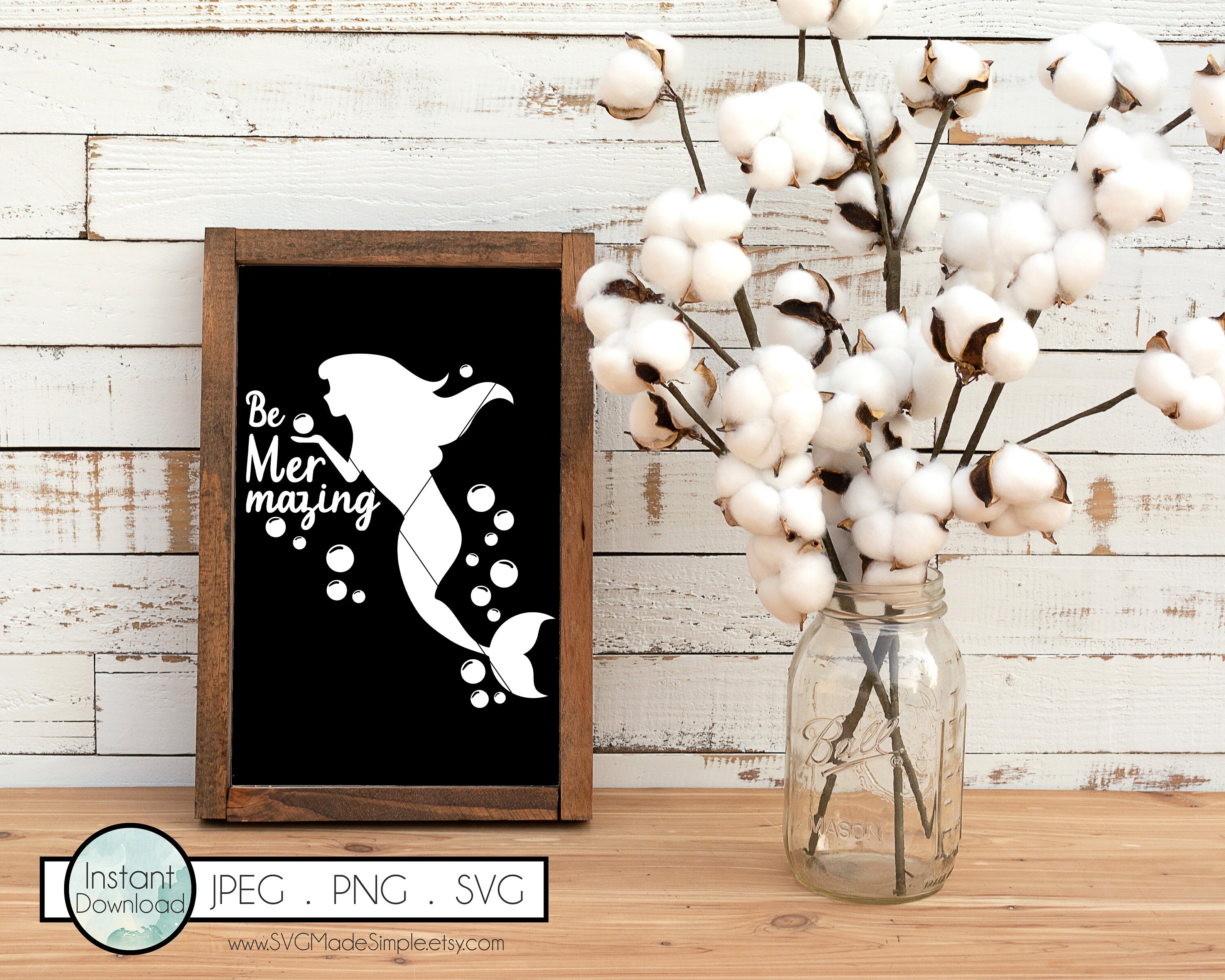 Be Mer Mazing SVG for Commercial Use and Instant Download - Etsy