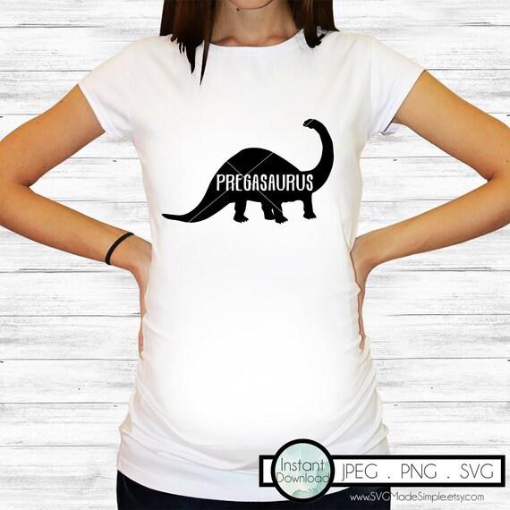 Pregasaurus Svg For Commercial Use And Instant Etsy
