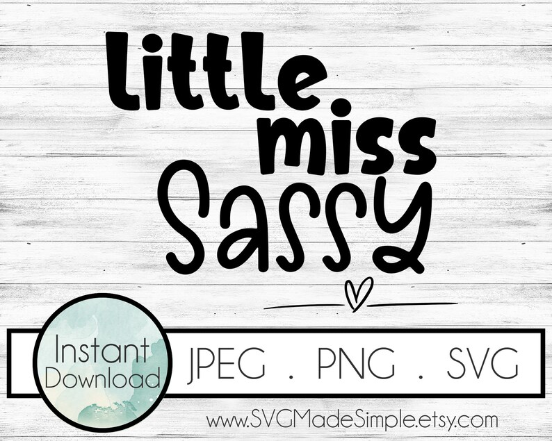 Download Little Miss Sassy SVG for Commercial Use and Instant ...