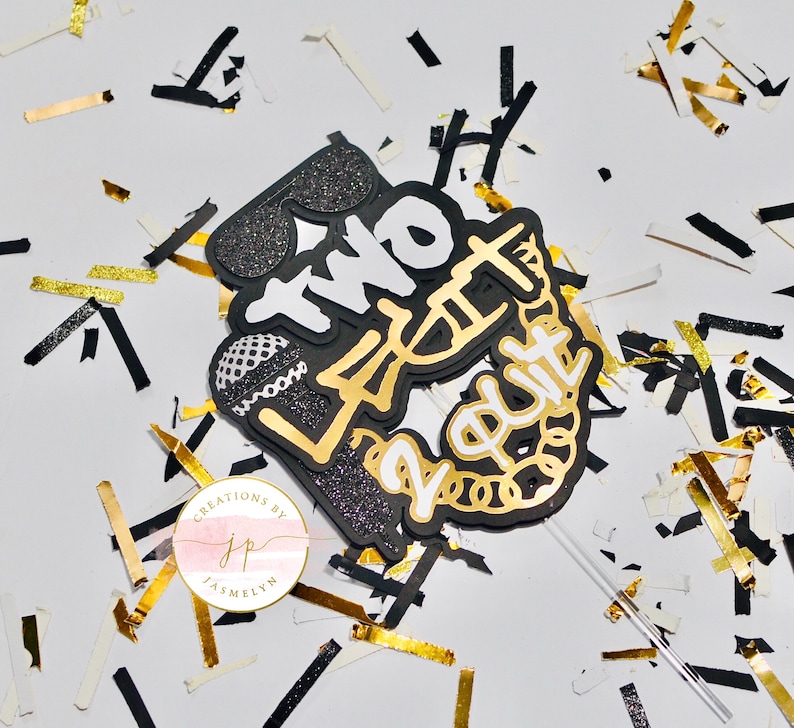 Two Legit 2 Quit cake topper Etsy