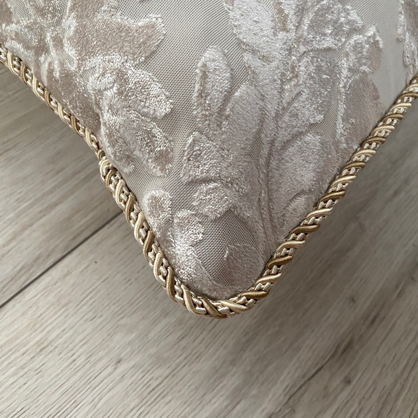 Ivory-Cream Royal Patterned Pillow Cover Gold-Brown Patterned | Etsy