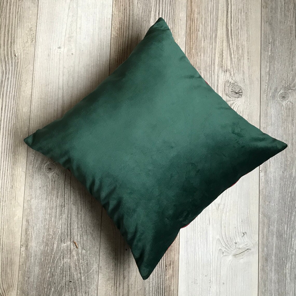 Emerald Green Velvet Pillow Cover Solid Green Velvet Pillow Etsy