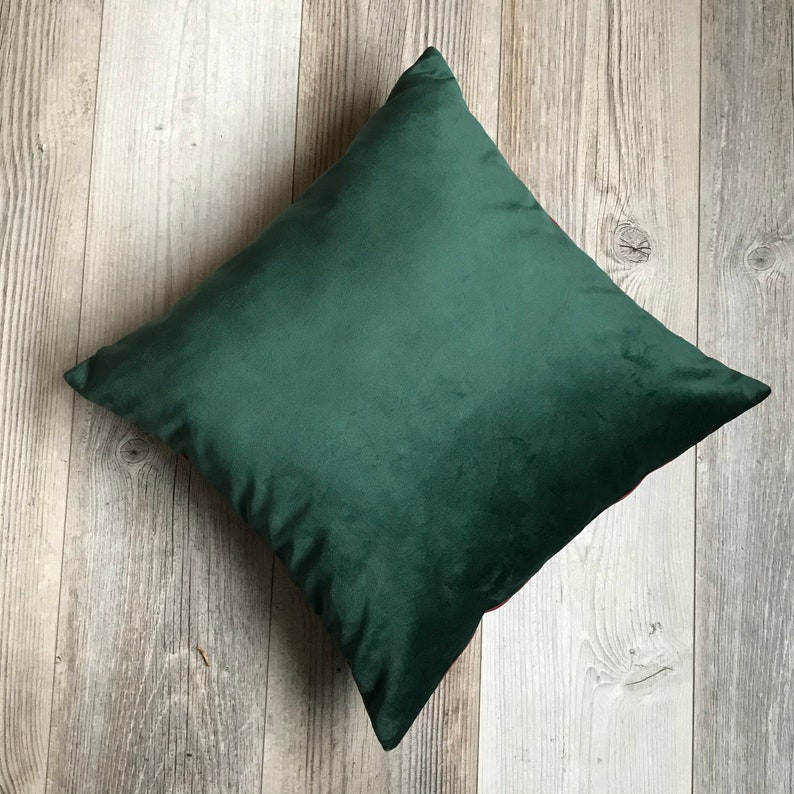 Deep Green Velvet Pillow Covers Forest Green Velvet Pillow Etsy