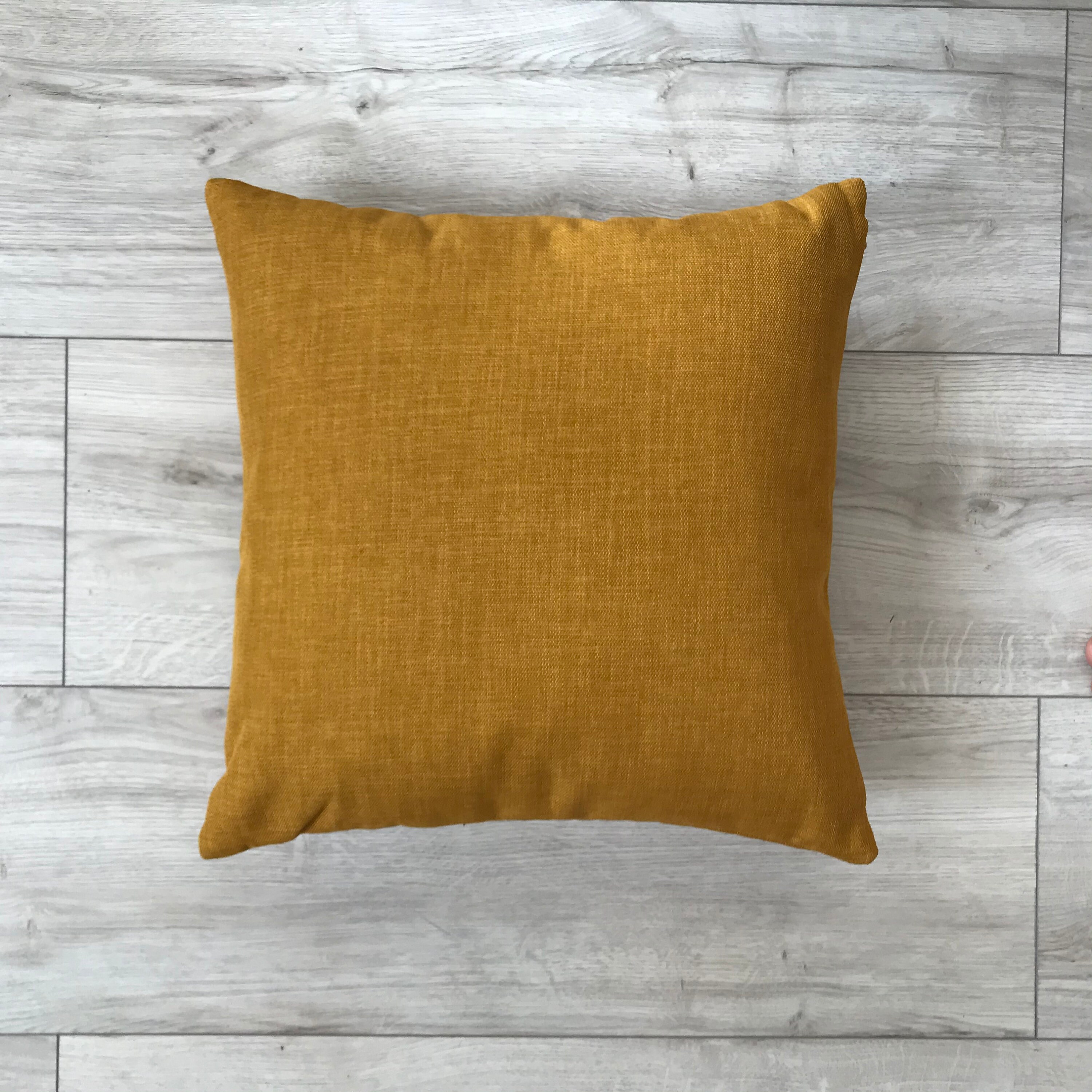 Textured Mustard Color Pillow Mustard Gold Textured Pillow Etsy