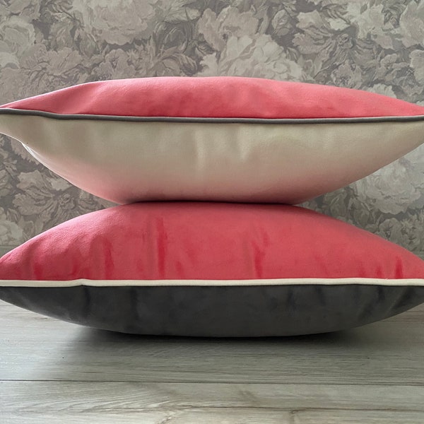 Coral Pillow Covers Etsy