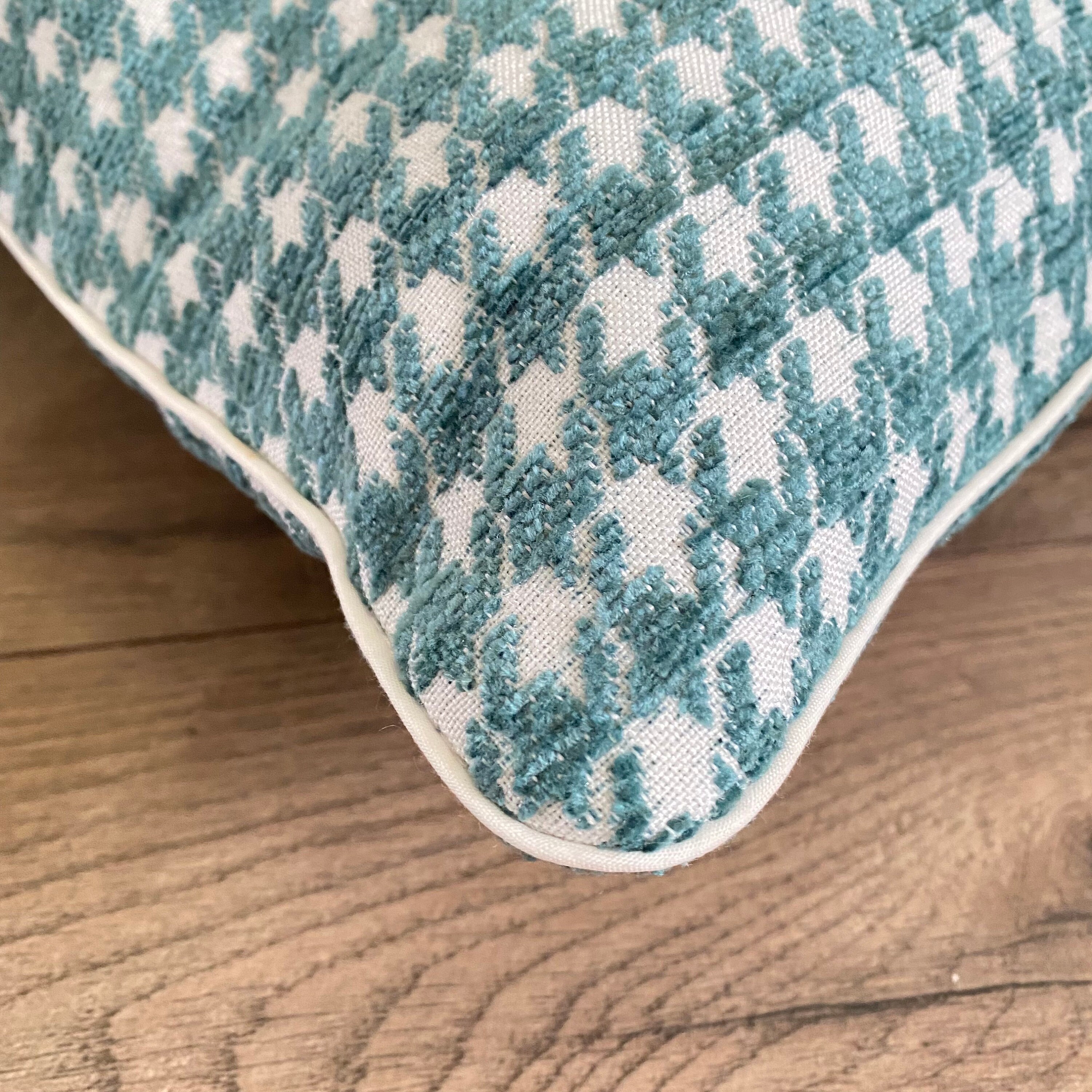 Turquoise Geometric Pattern Pillow Cover lumbar Pillow Cover Etsy