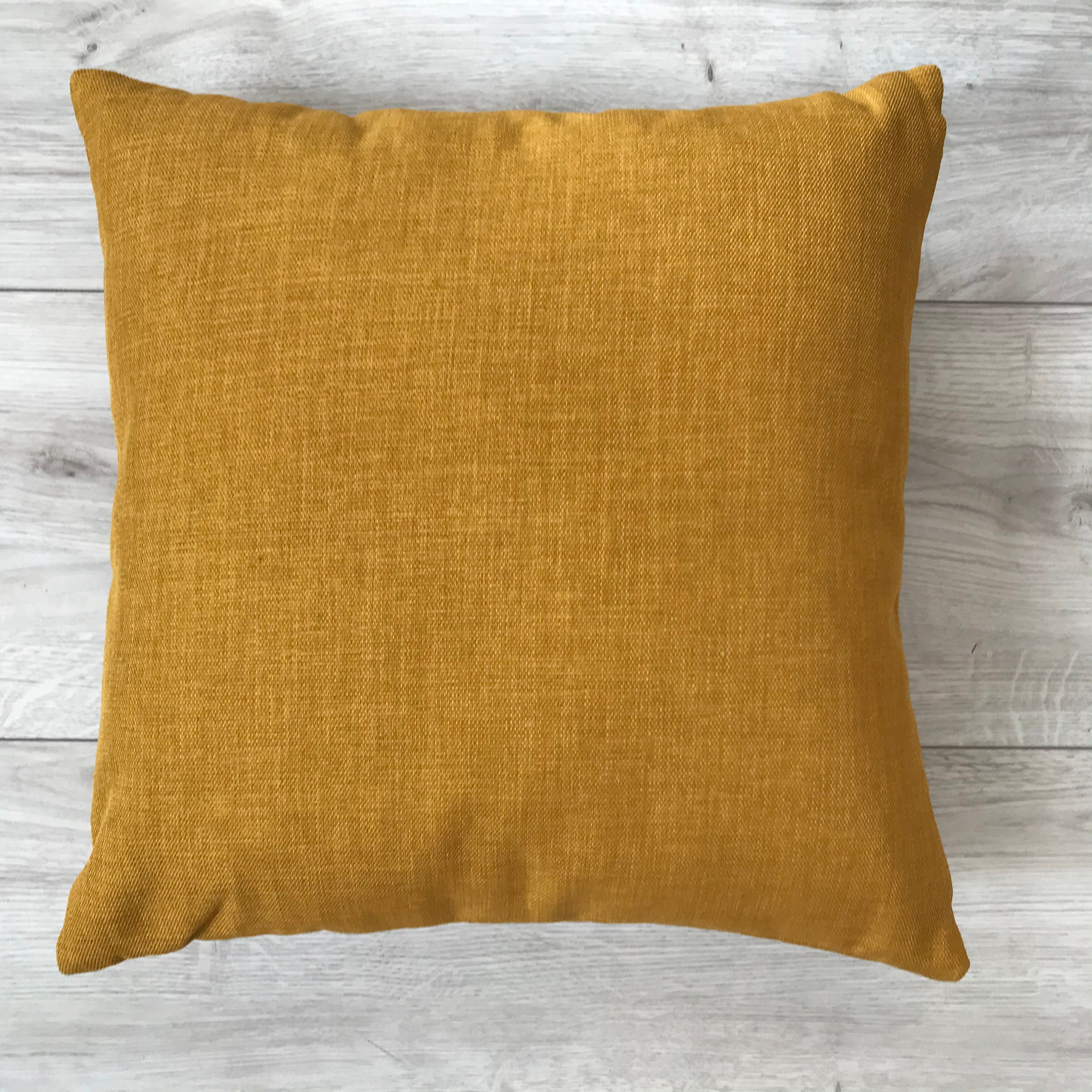 Thick Textured Mustard Color Pillow Mustard Gold Throw Pillow Etsy
