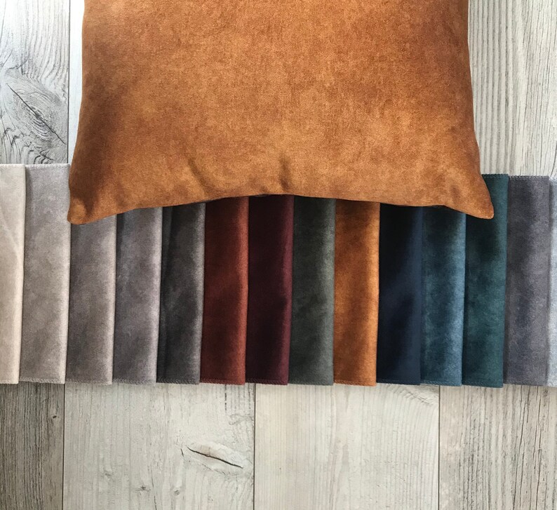 Thick Velvet Pillow Cover Multiple Colour Choices Throw Etsy