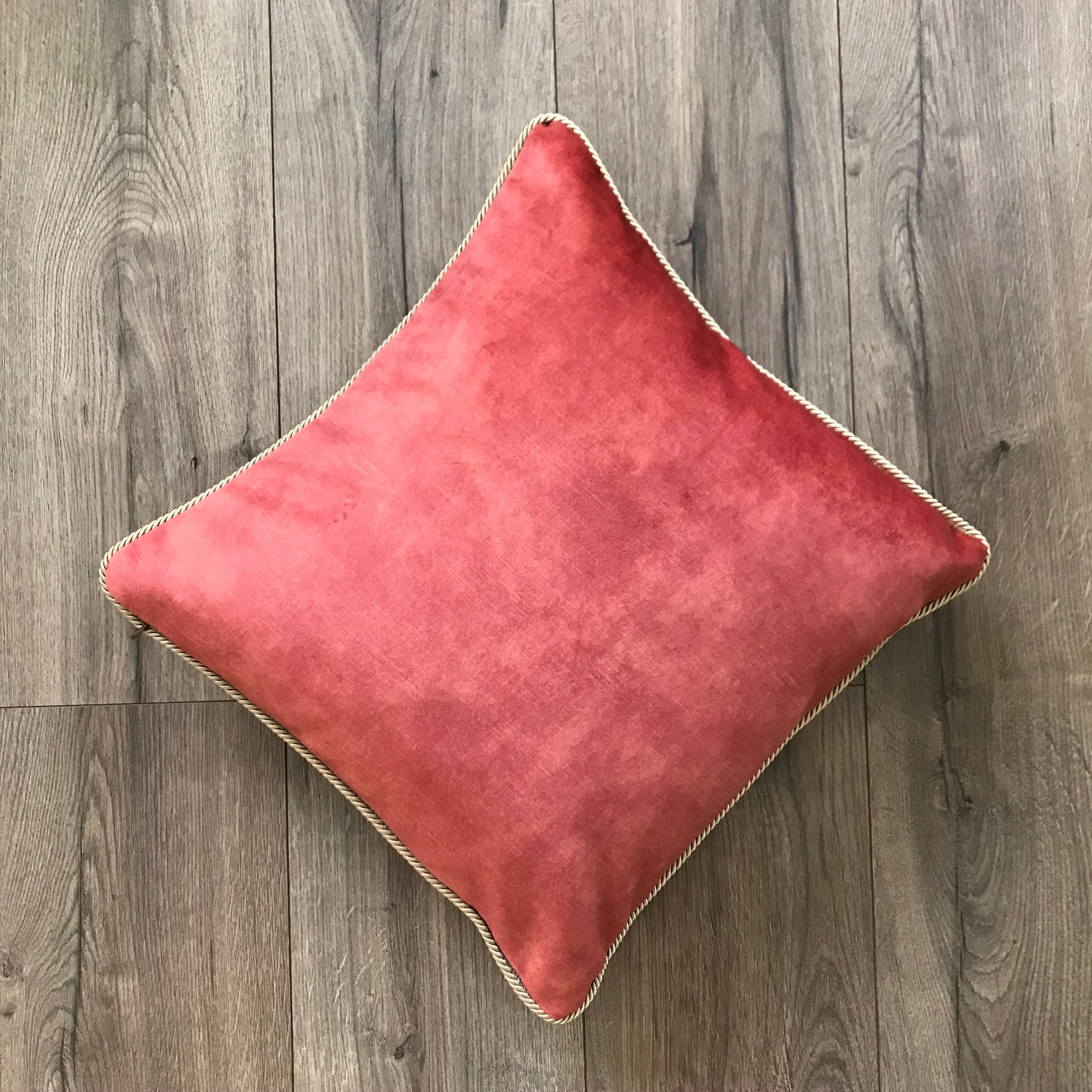 Salmon Coral Velvet Throw Pillow Cover Salmon Coral pillow Etsy