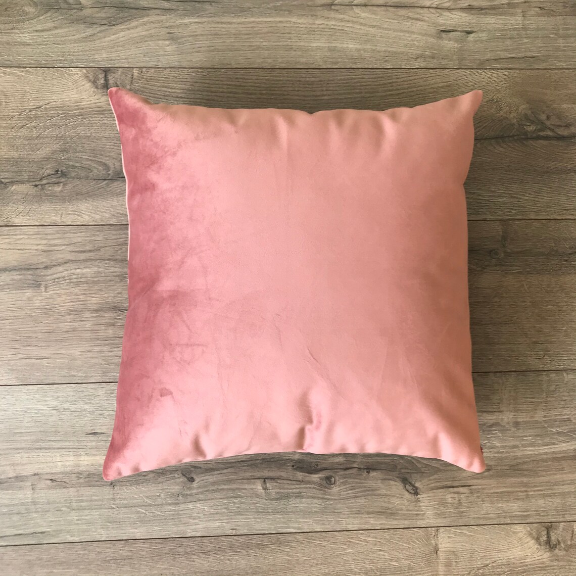 Dusty Pink Throw Pillow Cover Blush Velvet Pillow Solid Etsy