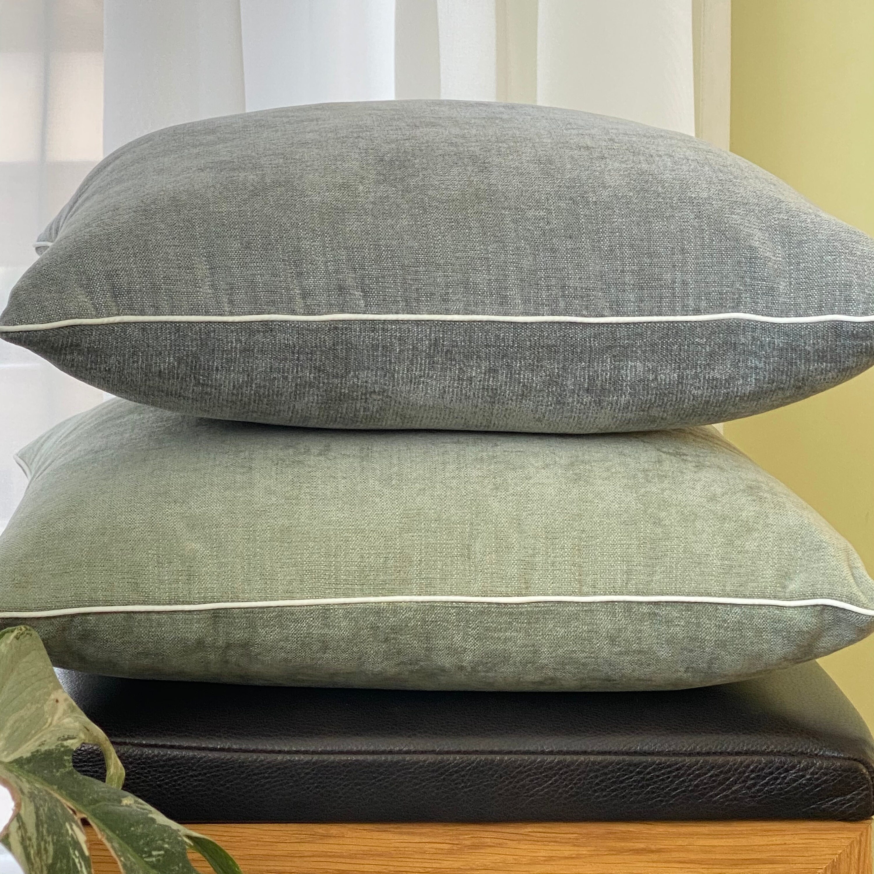 Sage Green Pillow Cover Sage Green Pillow Light Mint Etsy
