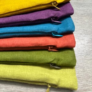 Washed Linen Pillowcase: Soft Breathable Natural Fiber Cover, 35x35, 50x50, 55x55, 60x60 image 2