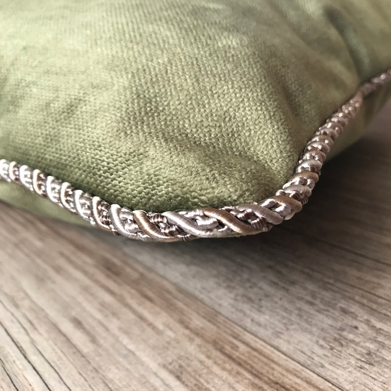 Royal Moss Green Velvet Pillow Royal Textured Velvet Pillow Etsy