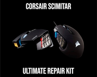 Corsair Scimitar Ultimate Kit di riparazione (piedini di ricambio per mouse/pattini e interruttori)