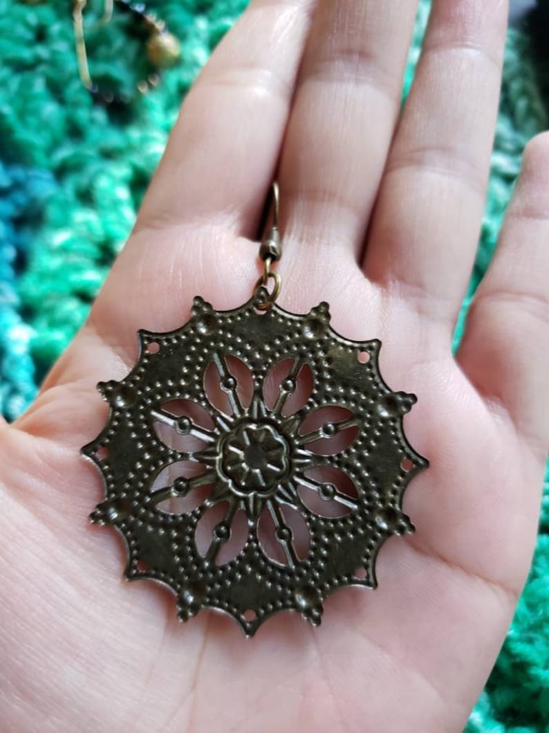 B011-Bronze Gorgeous Earrings