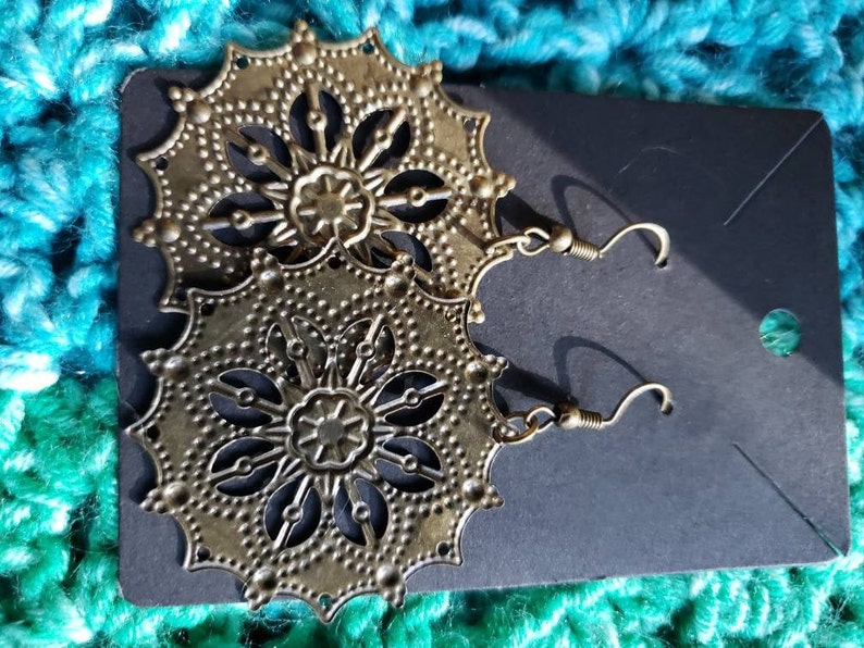 B011-Bronze Gorgeous Earrings