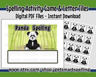 Jeu d'orthographe imprimable Activité d'orthographe des mots Ressource pour l'enseignant Ressource pédagogique Jeux d'apprentissage de l'orthographe pour l'école à la maison