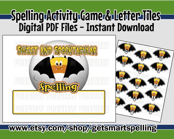 Printable Spelling Game Spelling Words Spelling Activity