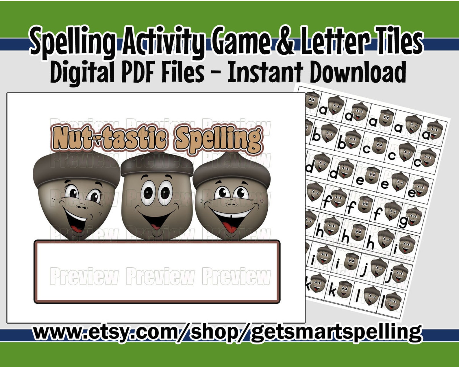 Printable Spelling Game Spelling Words Spelling Activity Teacher
