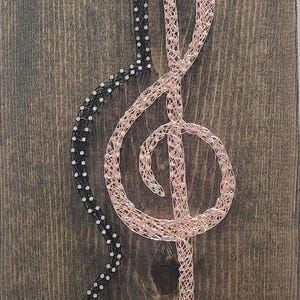 LARGE Acoustic Guitar String Art, Musician, Music Decor